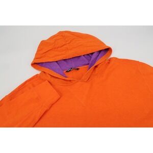 Clemson Tigers Hoodie Horn Legend Long Sleeve Pullover Orange Purple Mens Large